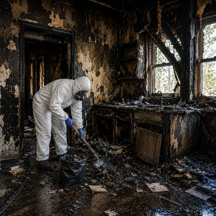 Fire and smoke damage restoration in a Beverly Hills home
